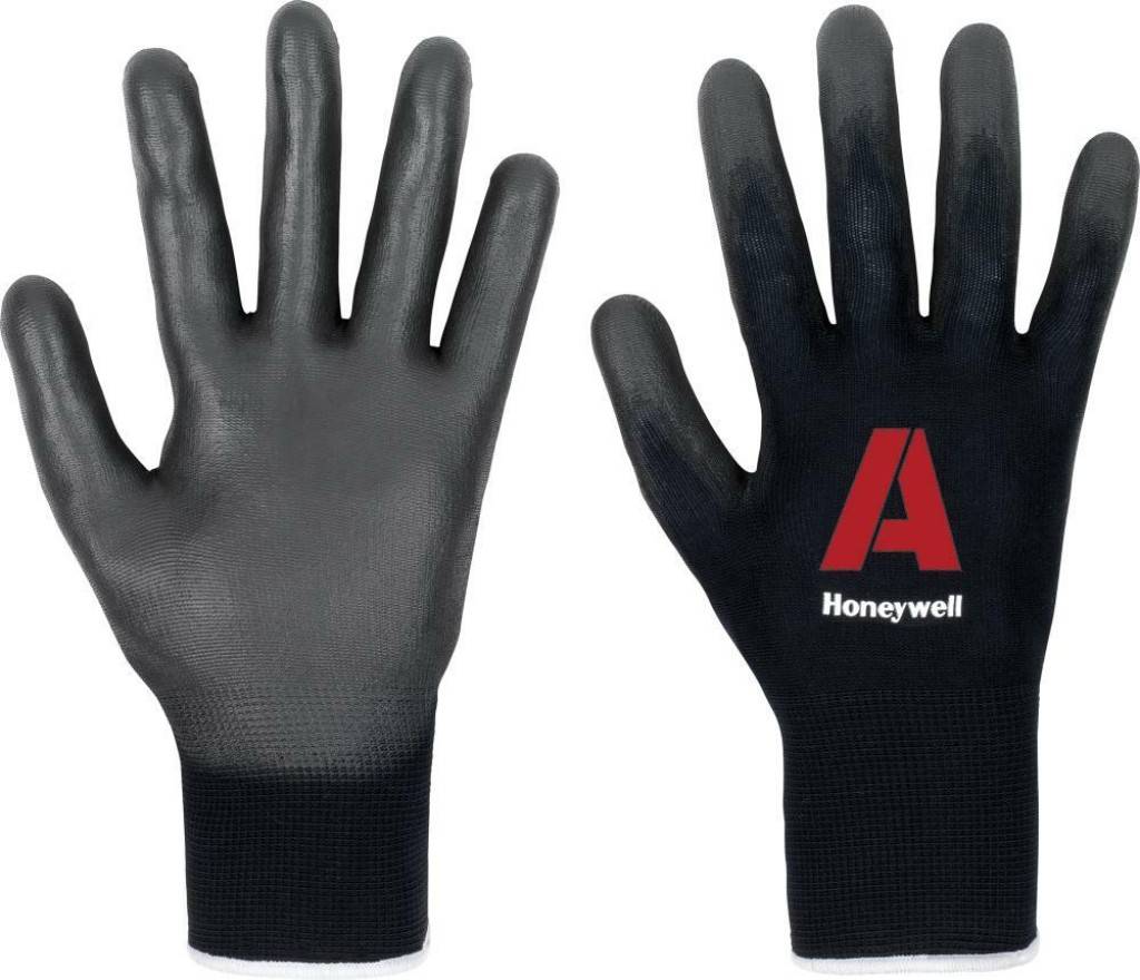 Strickhandschuh Vertigo Black PU CG AZulassung/Norm EN 420 2003, EN 388 2016Eigenschaften Gute Abrieb- und Reißfestigkeit Polyurethan-Beschicht