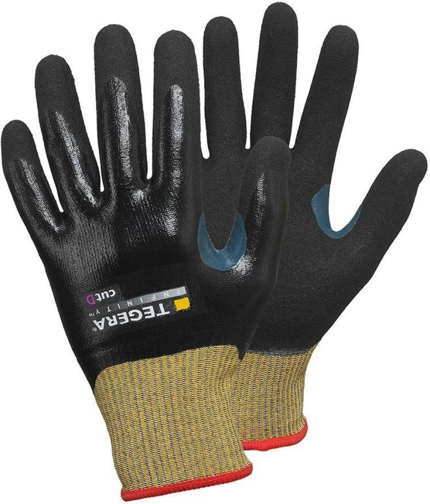 Schnittschutzhandschuh TEGERA INFINITY 8812Zulassung/Norm EN 3882016Eigenschaften Beständig gegen Kontaktwärme bis 100 C Vollständig zweifach