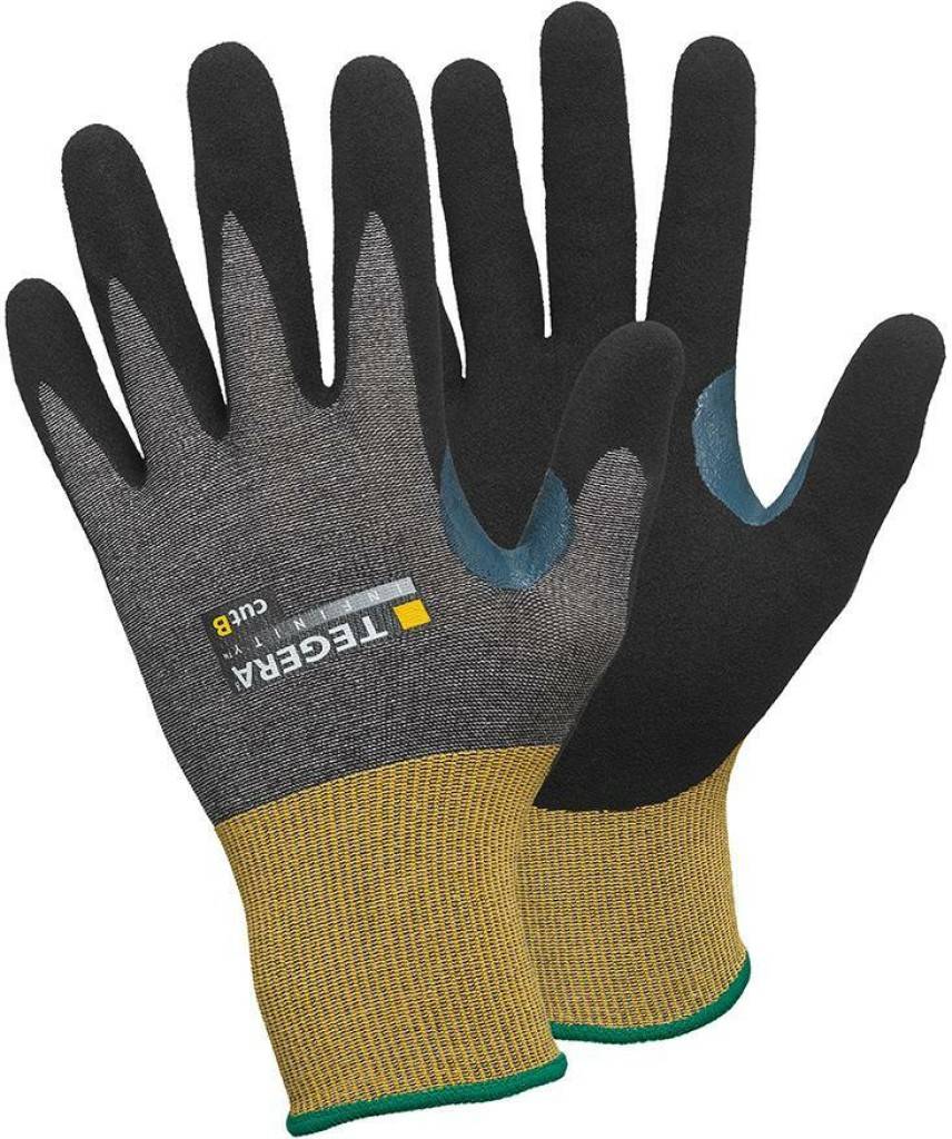 Schnittschutzhandschuh TEGERA 8805Zulassung/NormEN 3882016Eigenschaften Beständig gegen Kontaktwärme bis 100 C Handfläche beschichtet Öl-