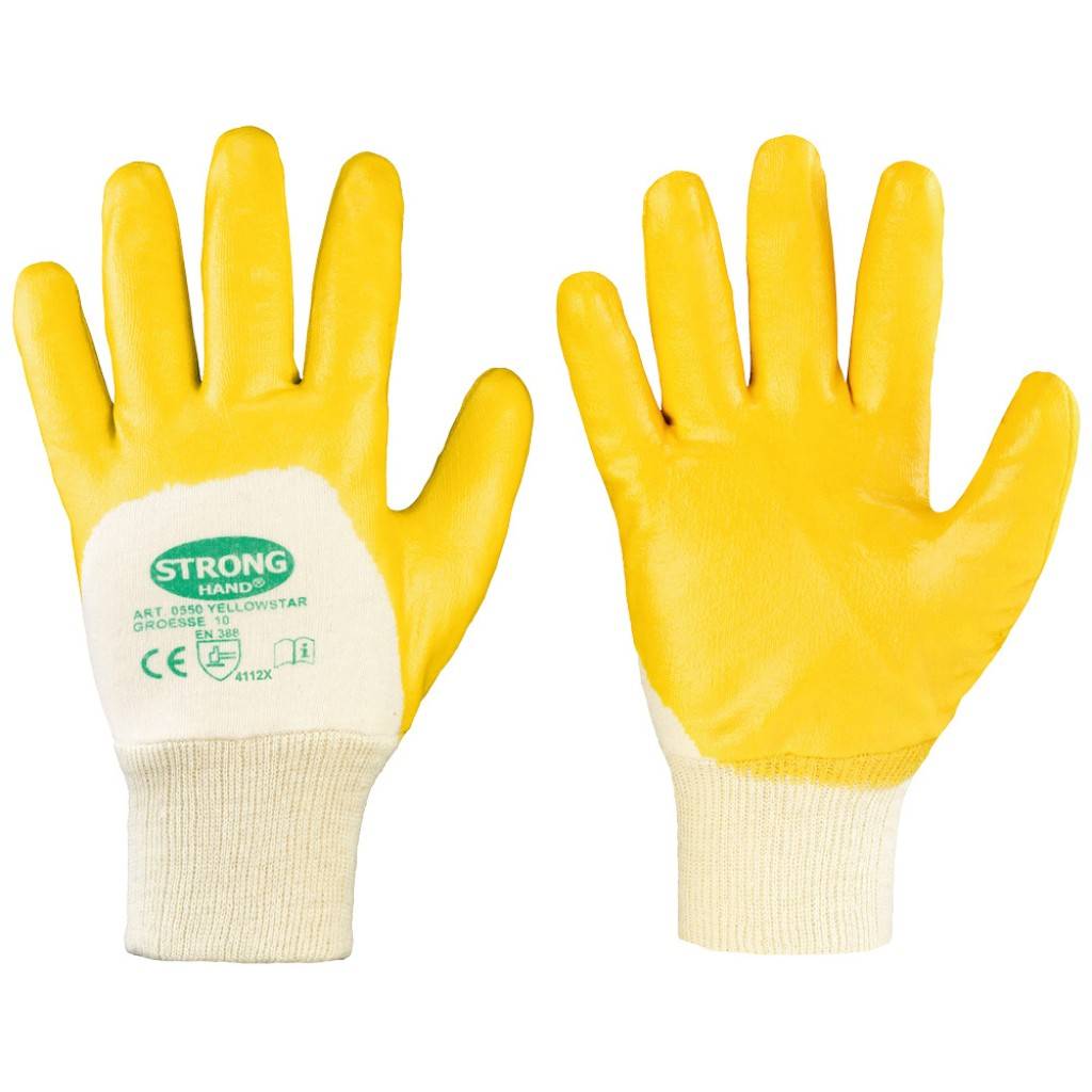 STRONGHAND Nitrilhandschuh Yellowstar 0550Der STRONGHAND Nitrilhandschuh Yellowstar 0550 bietet eine Reihe von Eigenschaften und Vorteilen, die ihn