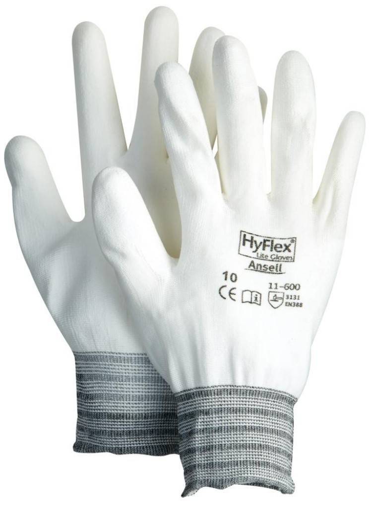 Montagehandschuh HyFlex 11-600Zulassung/Norm EN 3882016, EN 4202003 A12009, kompatibel mit der REACH-VerordnungAusführung Hoher Tragekomfort S