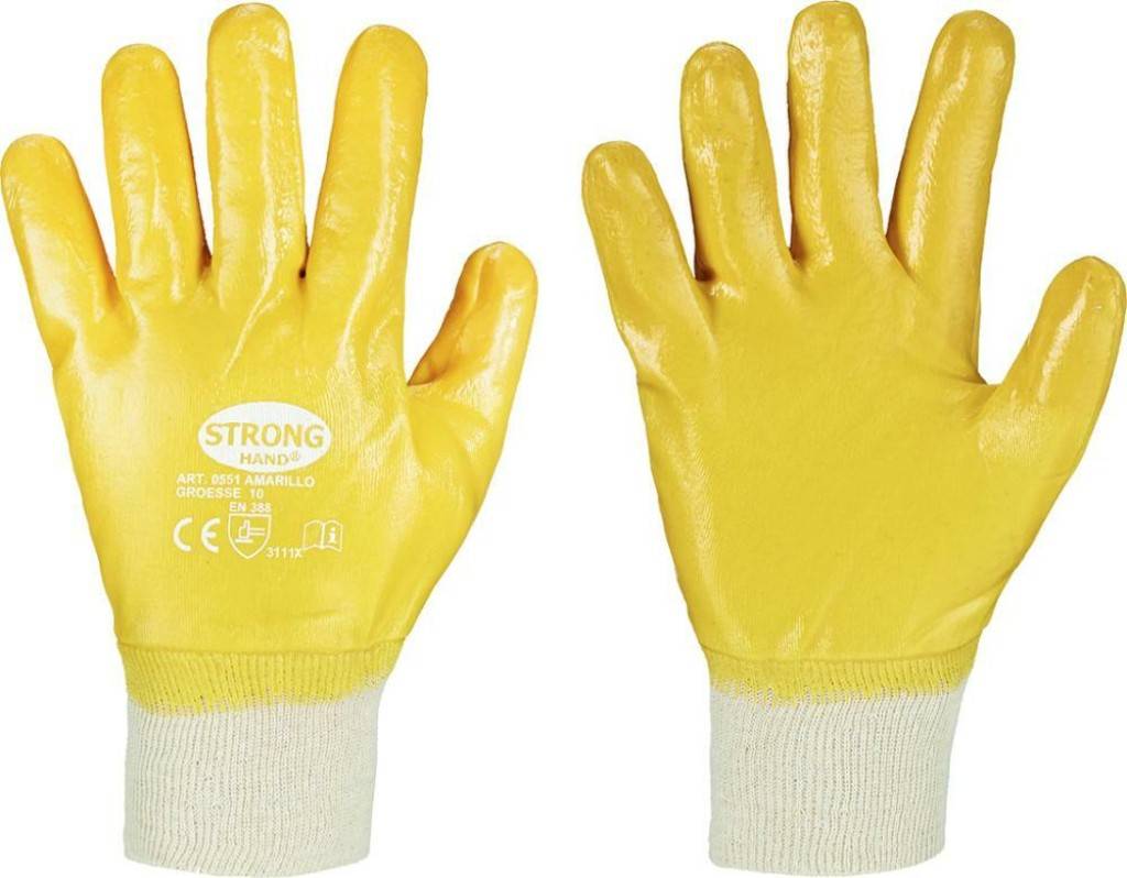 Handschuh AMARILLOZulassung/NormEN 388, EN 420Eigenschaften Profi-Qualität Robust und flexibel Fett- und ölbeständigAusführung 2-fach