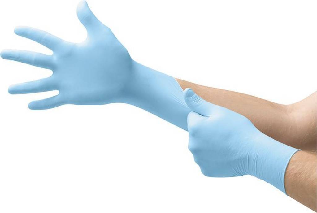 Einweghandschuh TouchNTuff 92-670Zulassung/Norm EN ISO 374-12016 Typ B JKT, EN 4202003 A12009, EN ISO 374-52016 Virus, FDA 21 CFR 177-2600, ISO