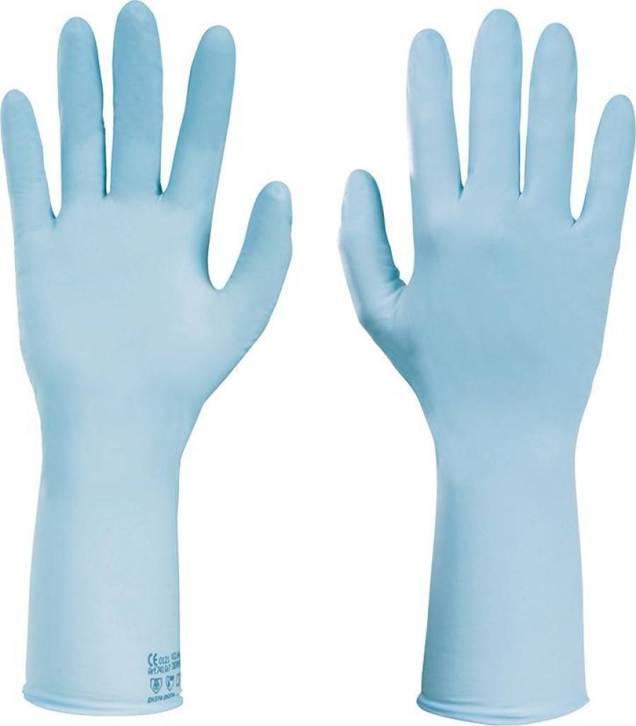 Einweghandschuh Dermatril L 741Zulassung/NormEN 374-52016 mit Virus, Virenbeständig nach ASTM F 16712007, Lebensmitteltauglichkeit nach EC 19352004