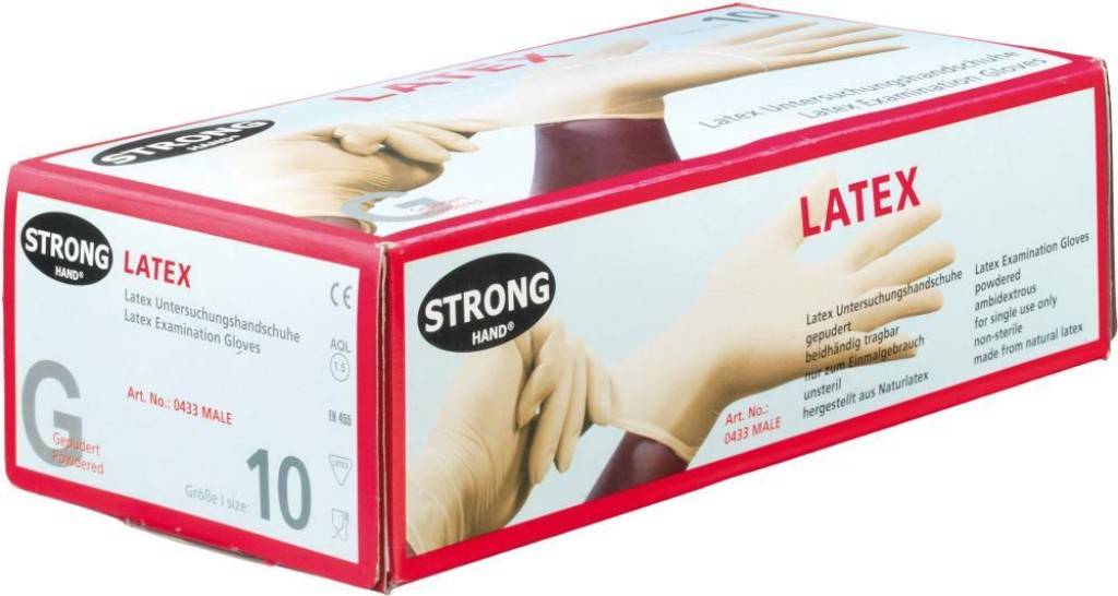 Einweghandschuh MaleZulassung/NormMedizinische Handschuhe zum einmaligen GebrauchEigenschaften Nahtlos AQL 1,5 Lebensmittelgeprüft Gepude