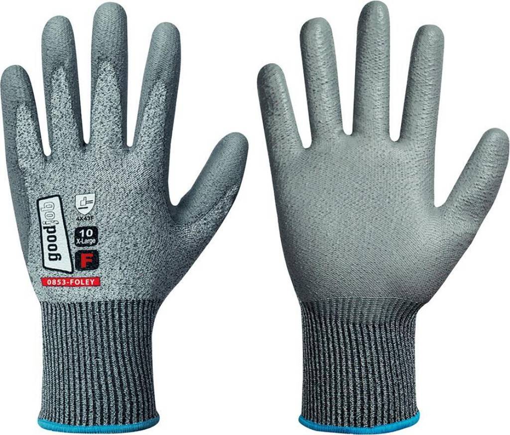 Schnittschutzhandschuh FOLEY Cut FZulassung/NormEN 388, EN 21420Eigenschaften Feinstrick, nahtlos Schnittschutzlevel nach EN ISO 13997, Level F