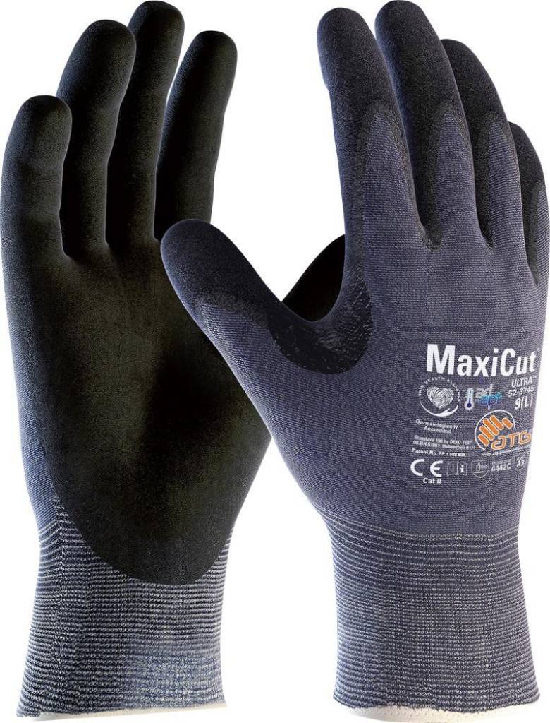 Schnittschutzhandschuh MaxiCut Ultra� AD-APTZulassung/Norm EN 3882016 A12018Eigenschaften Hohe Passform Verstärkte Daumenbeuge Hohe Abrie