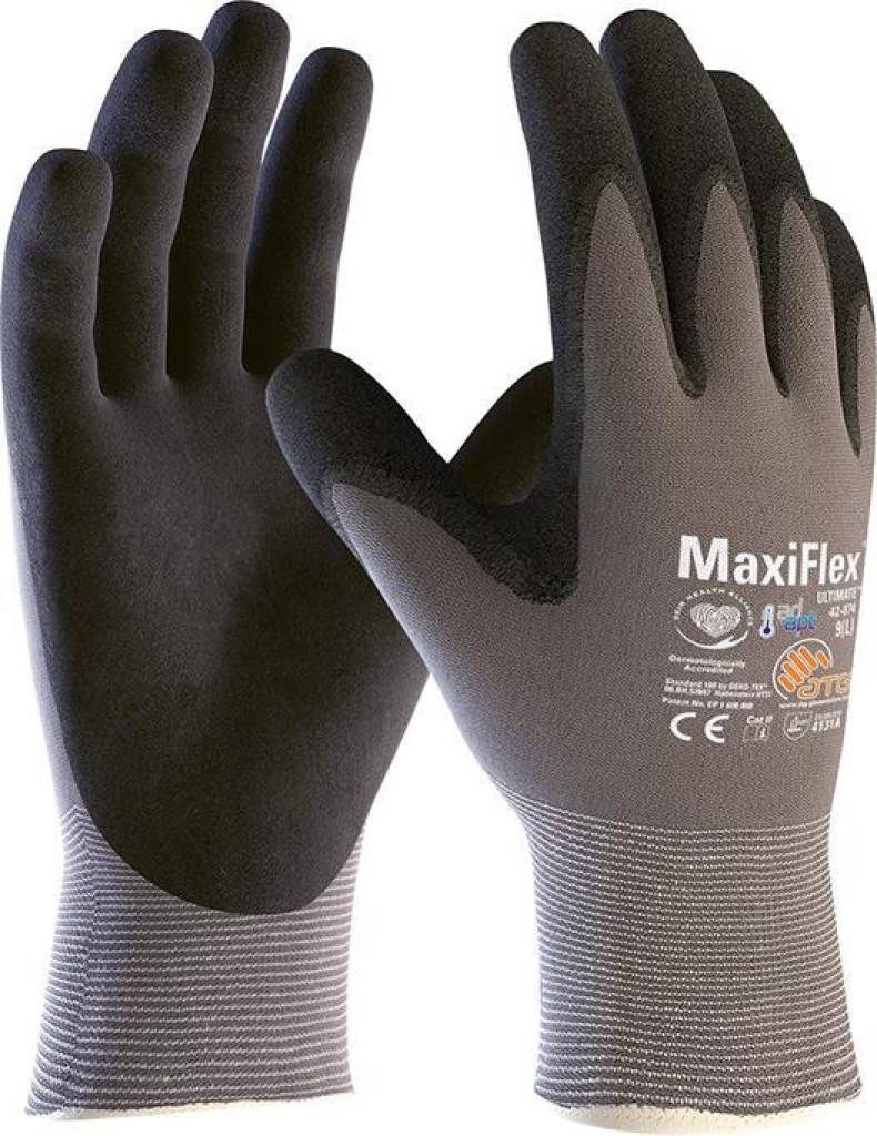 Montagehandschuh MaxiFlex Ultimate� with AD-APT Zulassung/Norm EN 3882016 A12018EigenschaftenHohe PassformVerstärkte DaumenbeugeHohe Abriebfestigk