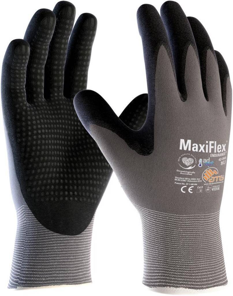 Montagehandschuh MaxiFlex Endurance� with AD-APT Zulassung/Norm EN 3882016 A12018EigenschaftenHohe PassformHohe AbriebfestigkeitMaximale Atmungsakt
