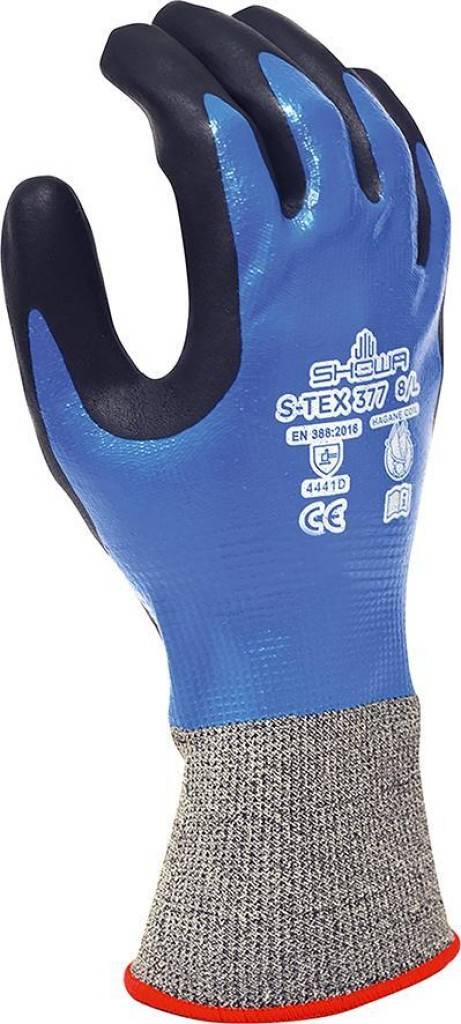 Schnittschutzhandschuh S-TEX 377Zulassung/Norm EN 3882016, EN 4202003A12009, ANSI/ISEA CUT, ANSI/ISEA PUNCTUREEigenschaften Schnittsicher Abrieb