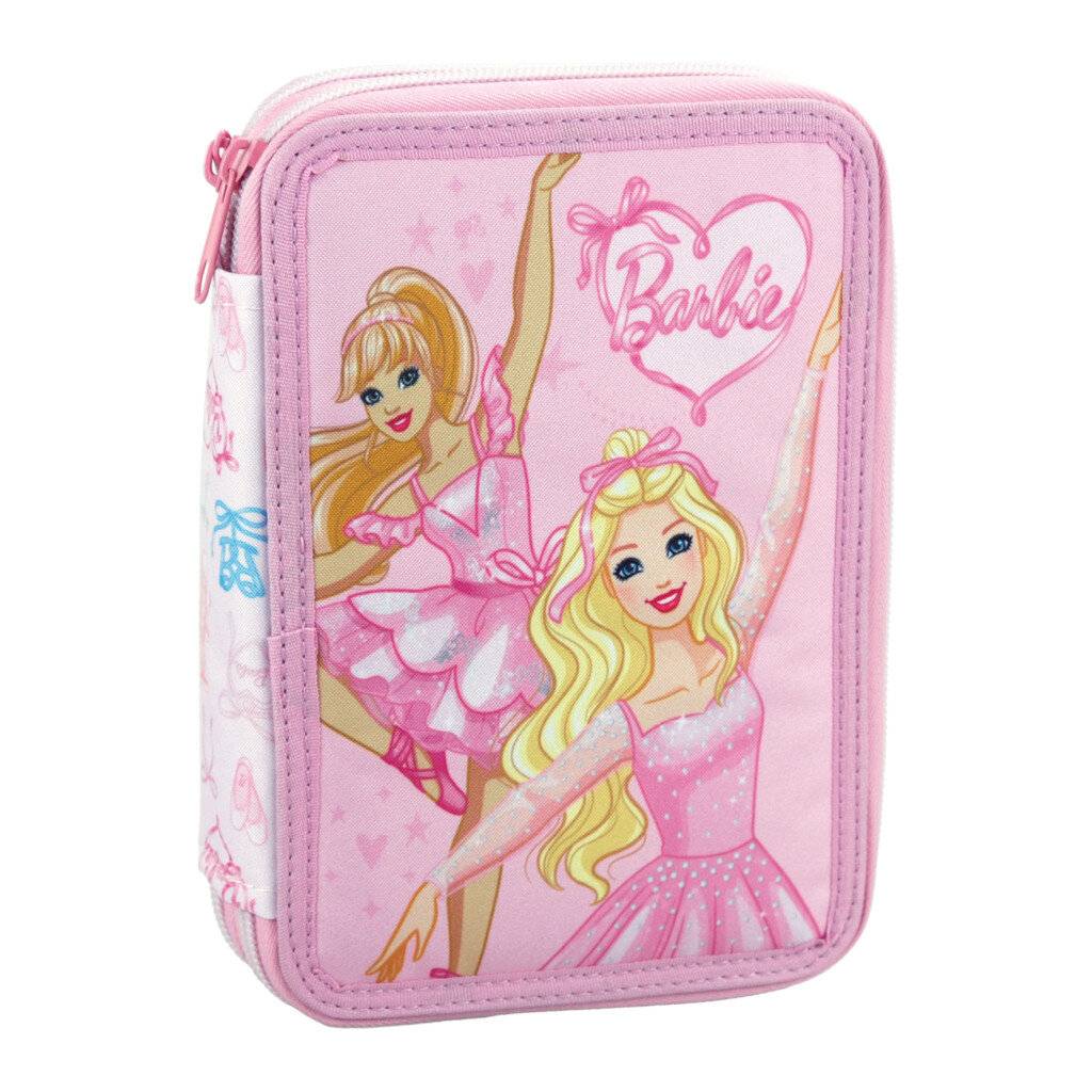Barbie Ballerina 2-stöckiges gefülltes Federmäppchen