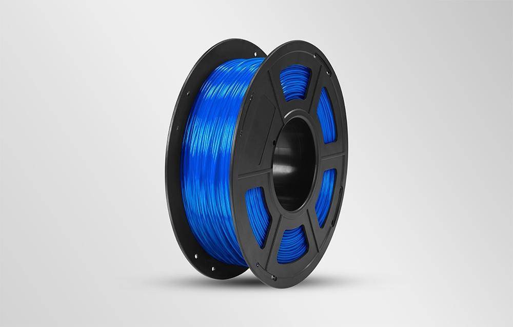 Anycubic TPU-95A Filament, 1,75mm, 1kg - Farbton: Transparent Blue