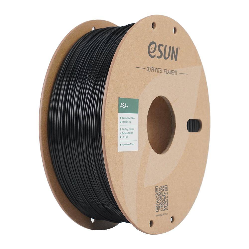 eSUN ASA+ Filament, 1,75mm, 1kg - Farbton: Black