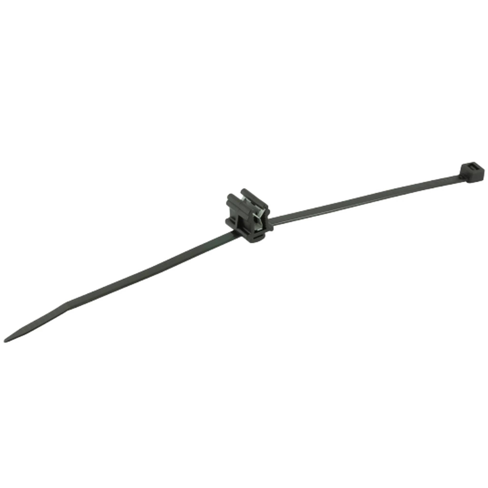 Alumero Kantenclip KC1, Kabelbinder 200x4,8mm, Packung mit 100 Stk.