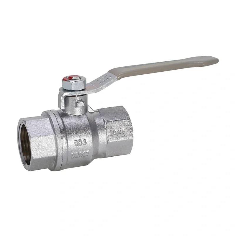 BEE Gewinde-Kugelhahn, Messing, DVGW, Gas/Trinkwasser, 984.0, 1/4" IG/IG, Hebelgriff, PN40, 1 Stk.