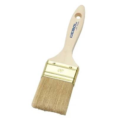 GEBOL Flachpinsel Economic XV 50mm, Holzgriff, helle Borsten, natur, 1 Stk.
