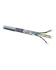 ROTRONIC-SECOMP Roline Netzwerkkabel RJ-45 M bis M 300 m SFTP CAT 5e verseilt Grau