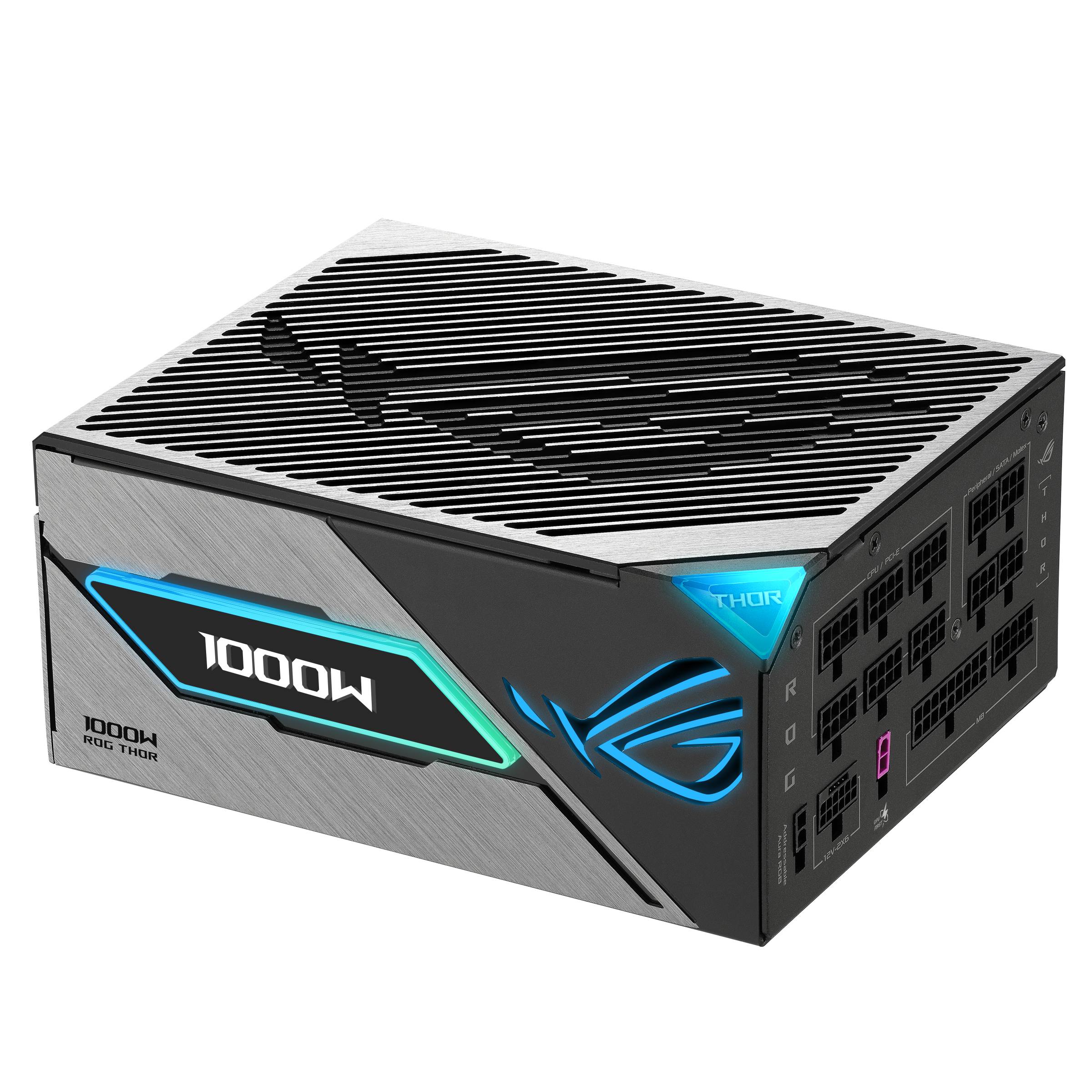 ASUS ROG -THOR-1000P3-GAMING-E, 1000 W, 100 - 240 V, Aktiv, 125 W, 1000 W, 125 W