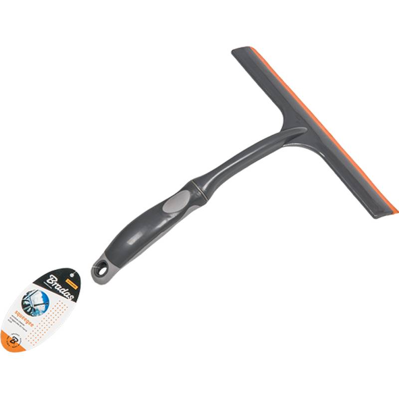 Bradas Duschkabinenabzieher, anthrazit/orange