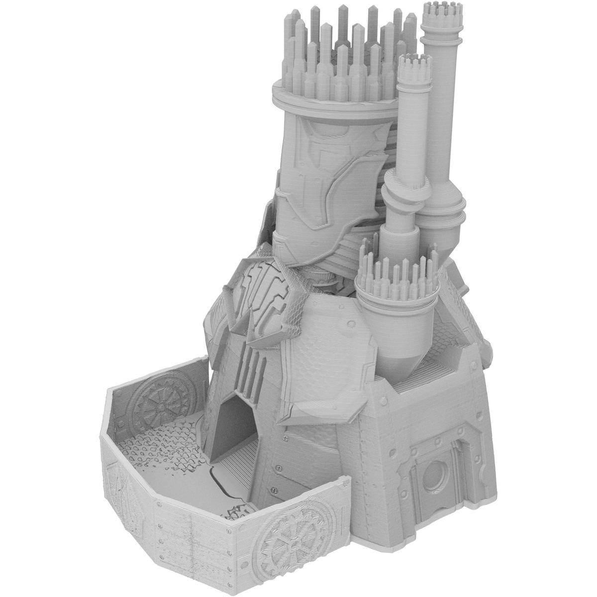FH5030 - Fates End Dice Tower: Warforged Monster, grau