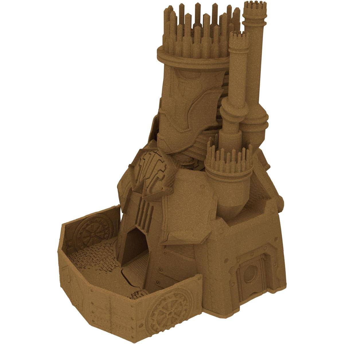 FH5032 - Fates End Dice Tower: Warforged Monster, gold