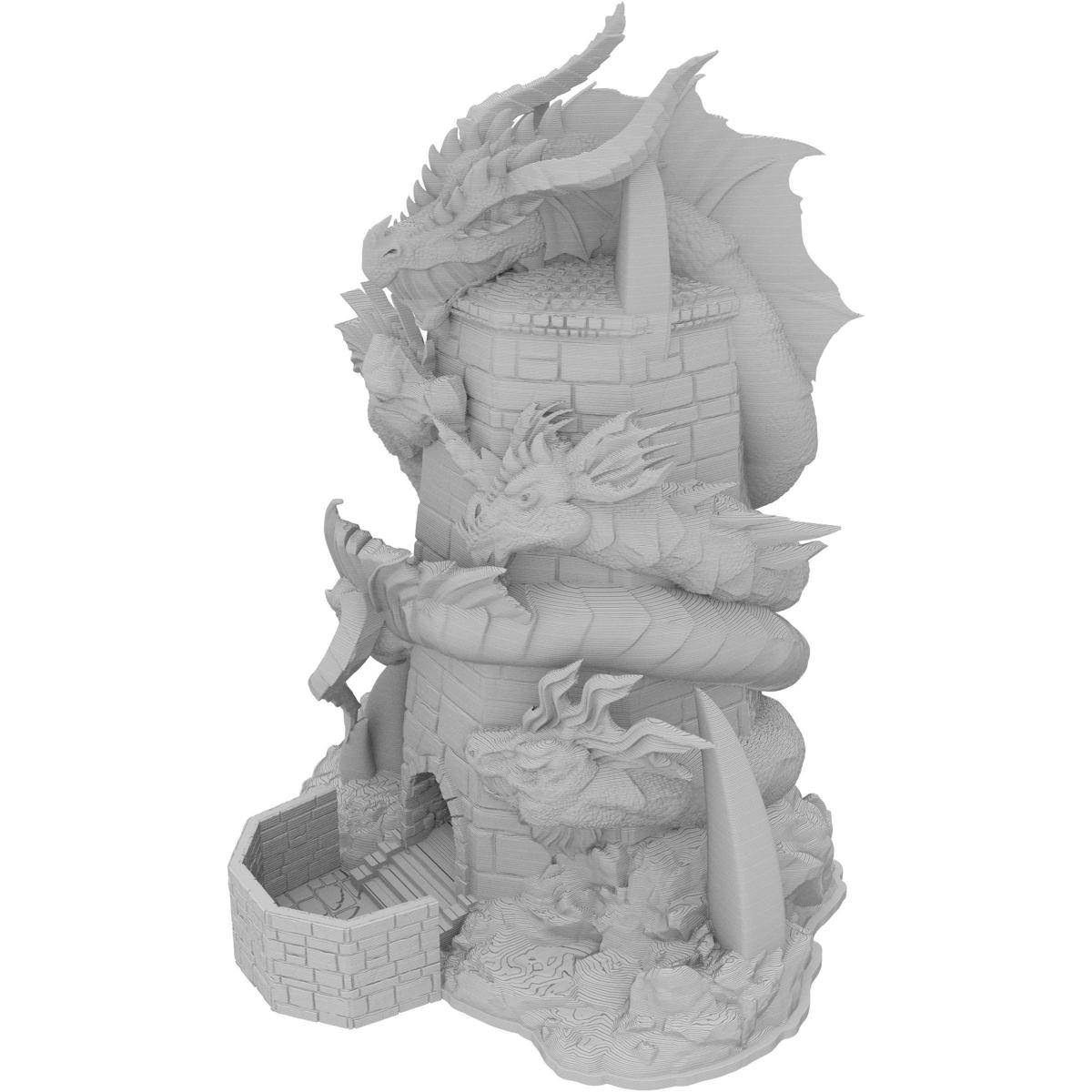 FH4968 - Fates End Dice Tower: Tiamat, grau