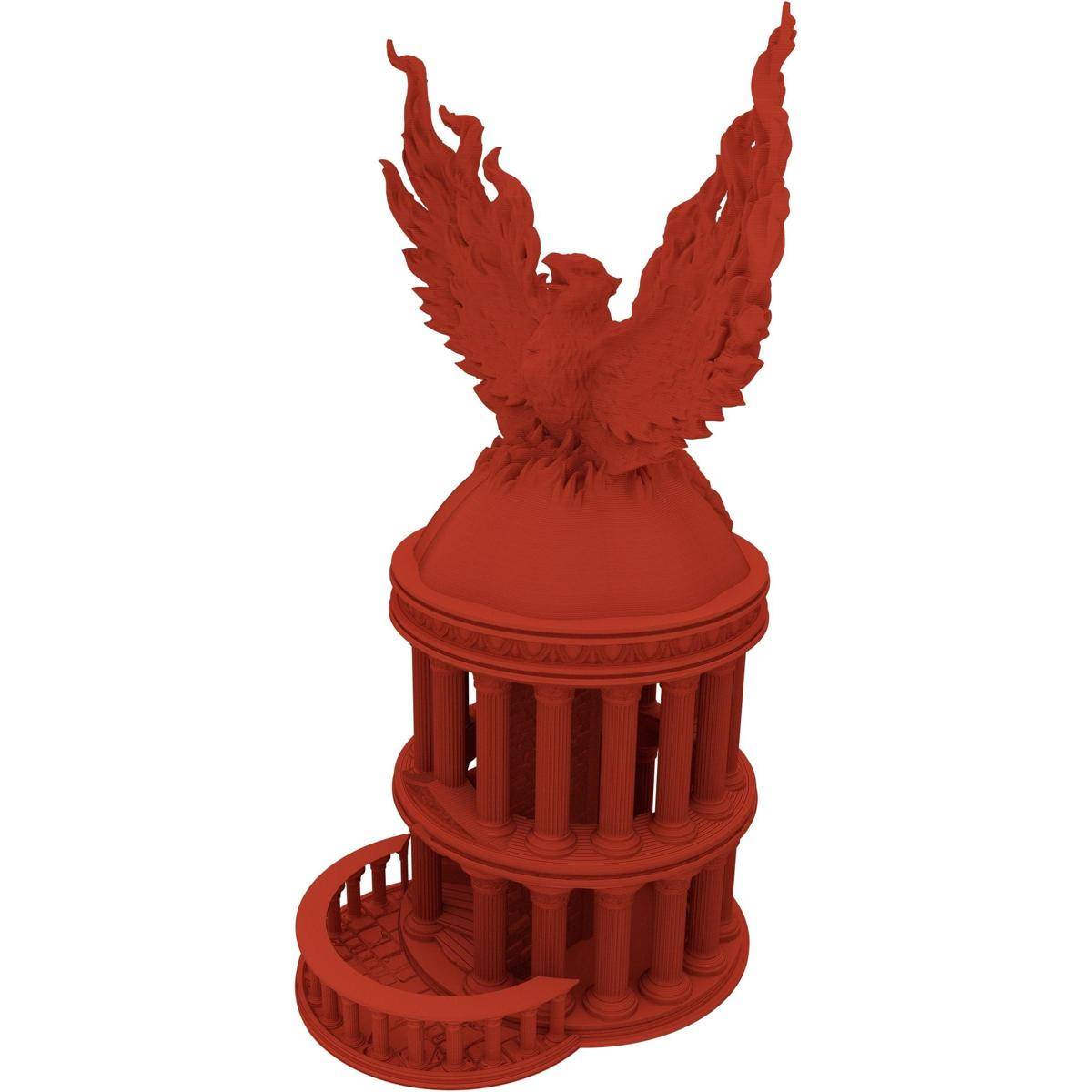 FH4952 - Fates End Dice Tower: Phoenix, kirschrot