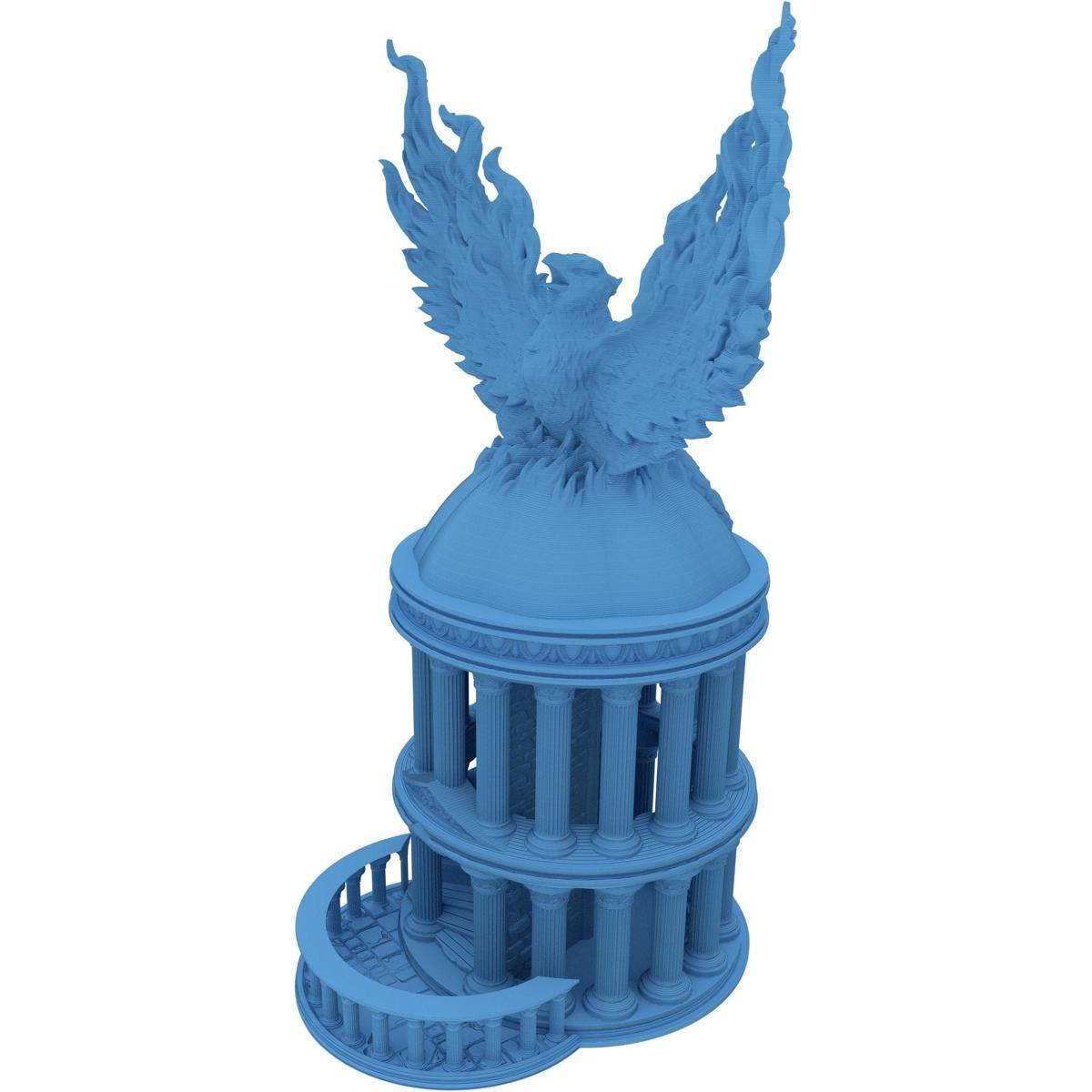 FH4956 - Fates End Dice Tower: Phoenix, himmelblau