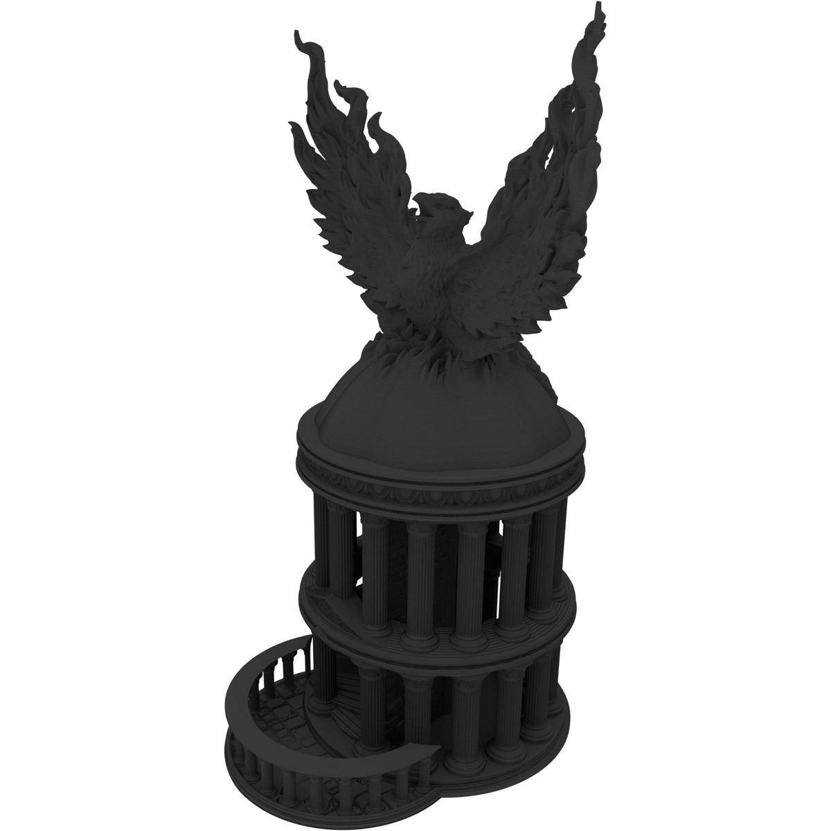 FH4958 - Fates End Dice Tower: Phoenix, schwarz