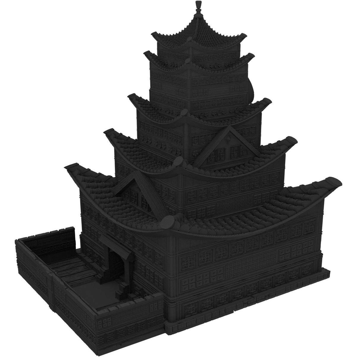 FH5508 - Fates End Dice Tower: Pagoda, schwarz