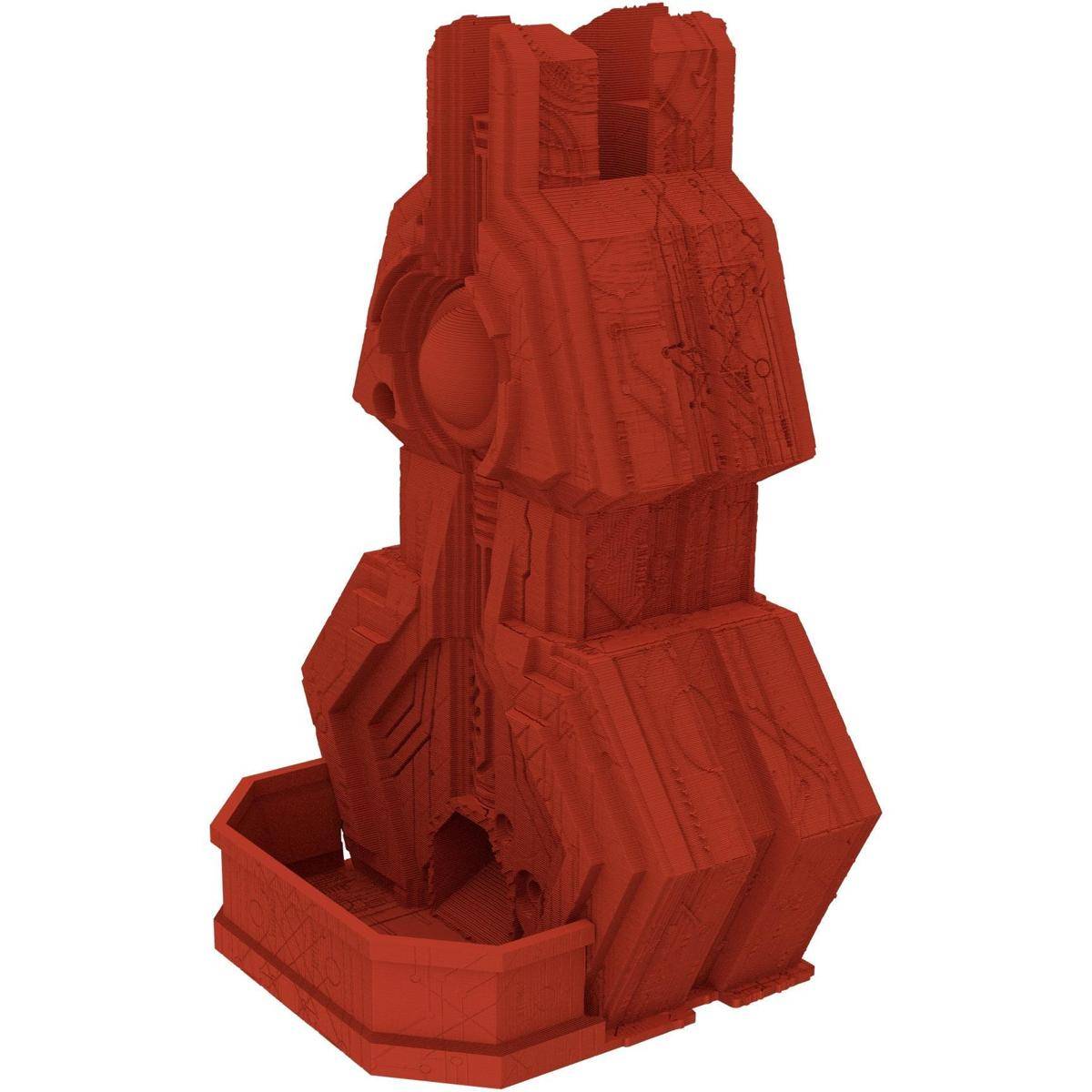 FH5533 - Fates End Dice Tower: Obelisk, kirschrot