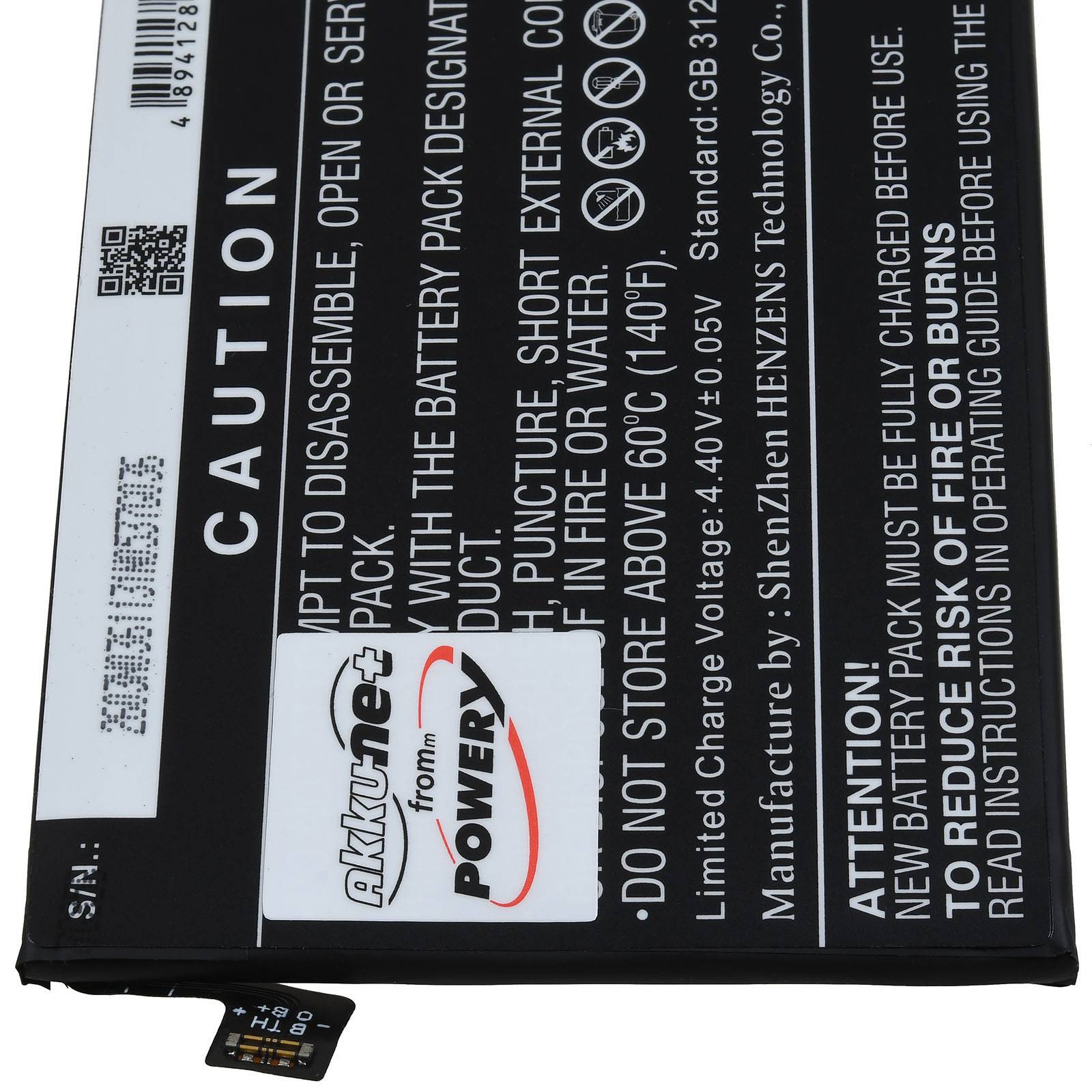 Powery Akku passend für Xiaomi Mi 10T Lite 5G Mi 10i 5G Smartphone Typ BM4W, 3,85V, Li-Polymer
