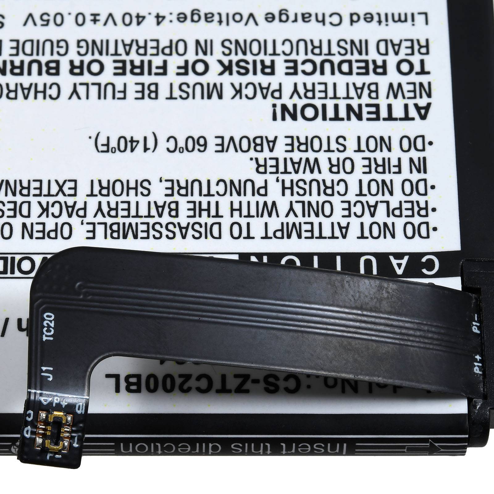 Powery Akku für Zebra TC20 Barcode-Scanner, 3,85V, Li-Ion