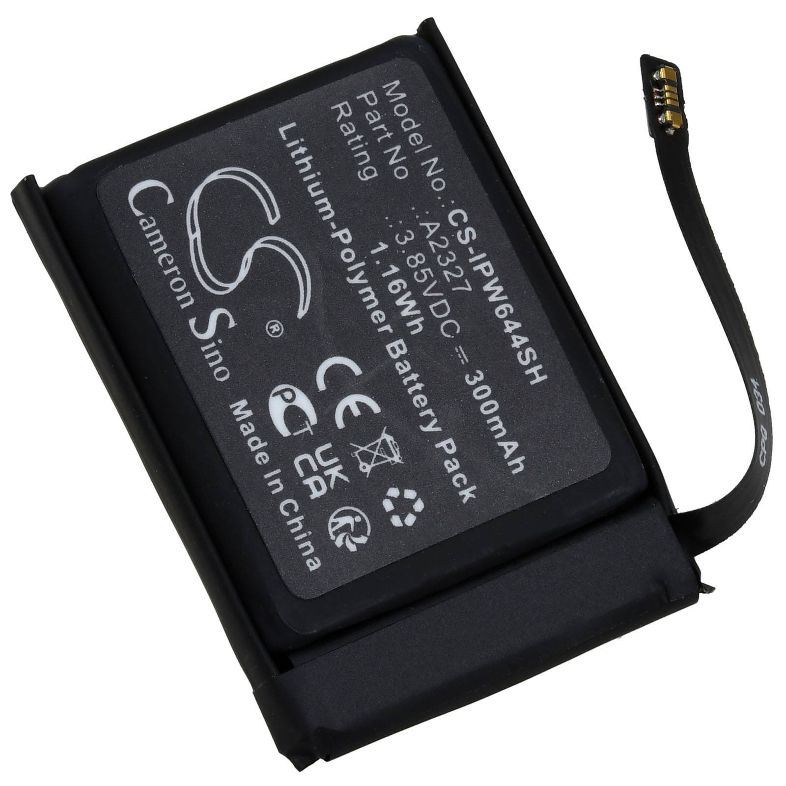 Powery Akku passend für Apple Watch S6 Serie 44mm Typ A2327, 3,85V, Li-Polymer