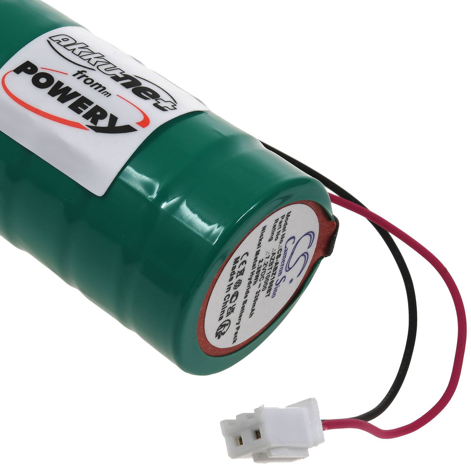 Powery Akku für Abus AZSG10000 Funk-Sirene, 7,2V, NiMH