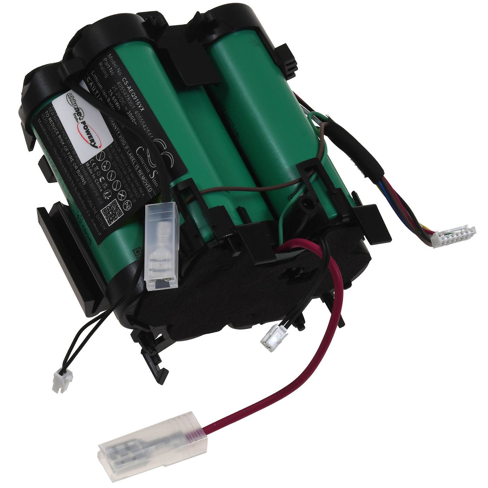 Powery Powerakku passend für Hand-Staubsauger AEG QX9-1-ANIM QX9-1-ULT Electrolux PQ91-50MB Typ 4055542544, 25,2V, Li-I