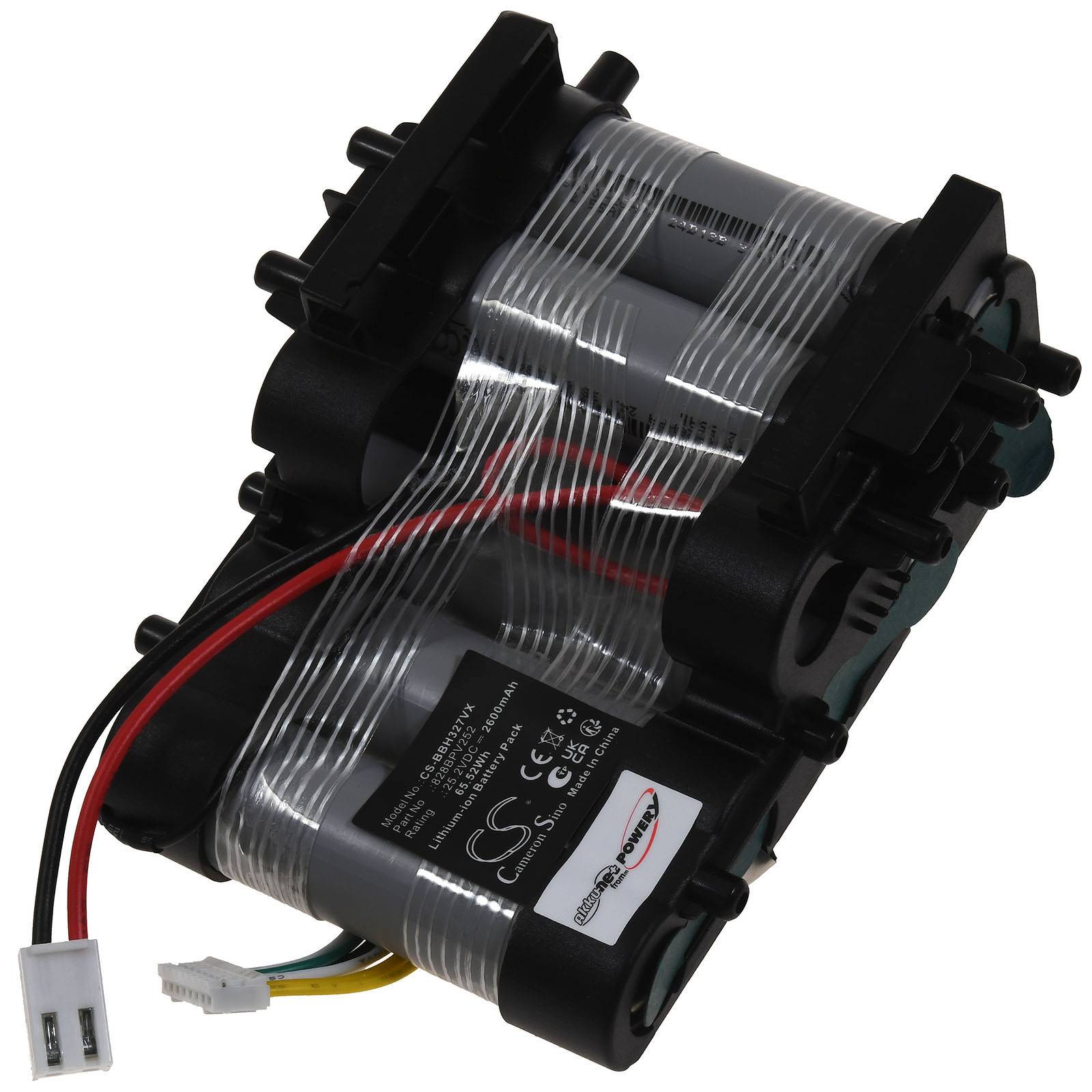 Powery Akku passend für Bosch Flexxo 2-in-1 BCH3P255 BBH3ZOO25 Staubsauger Typ 828BPV252 12026529 Version 2, 25,2V, Li-