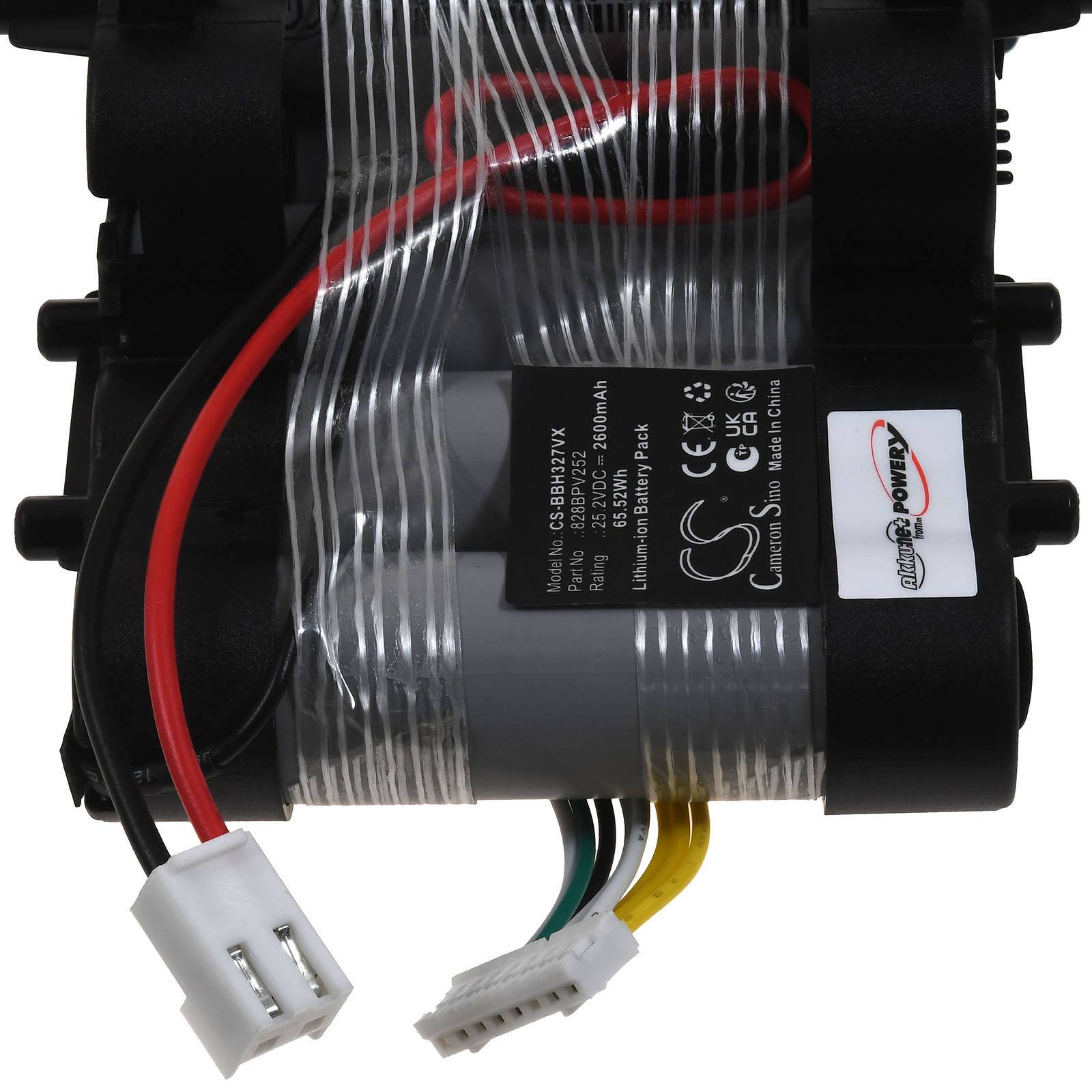 Powery Akku für Bosch BCH3252KR/01 Staubsauger, 25,2V, Li-Ion