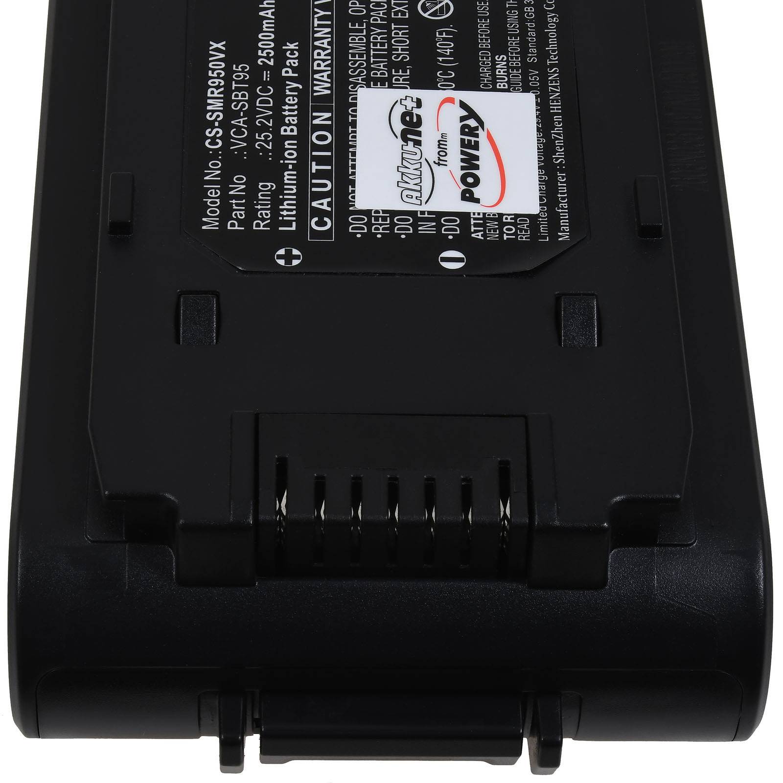 Powery Akku für Samsung Bespoke Jet Pet Staubsauger, 25,2V, Li-Ion