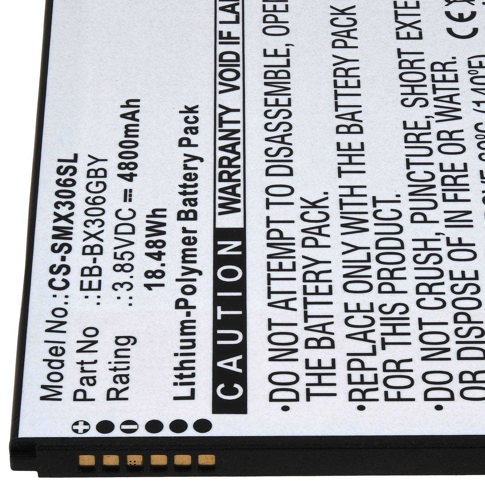 Powery Akku kompatibel mit Samsung Typ EB-BX306GBY, 3,85V, Li-Polymer