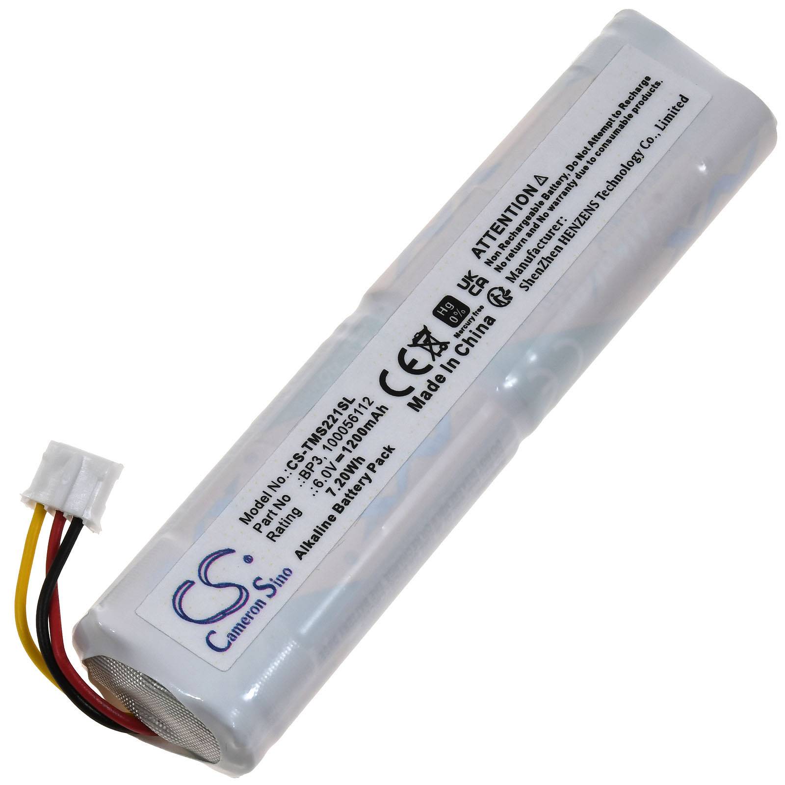 Powery Batterie für Telenot AKG233 Alarmanlage EMA, 6V, Alkaline