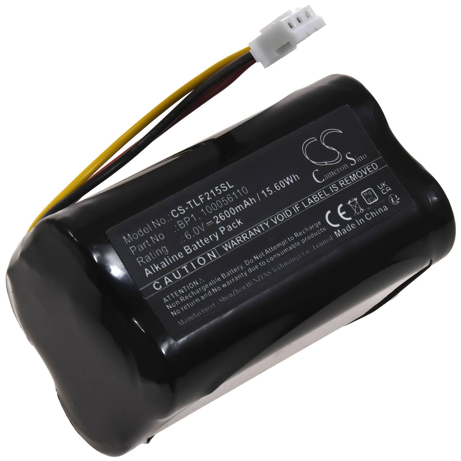 Powery Batterie kompatibel mit Telenot Typ 100056110, 6V, Alkaline