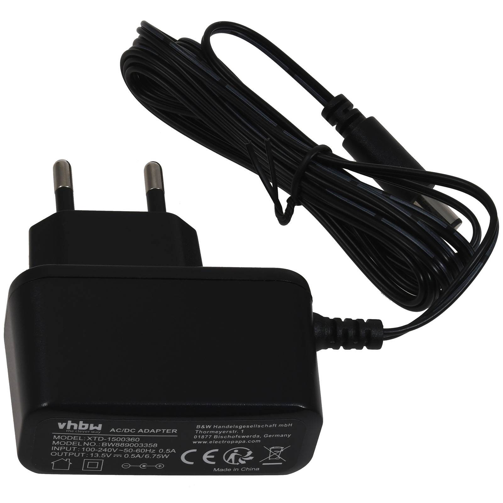 Powery Netzteil Ladegerät für Bosch PSR 10,8 LI-2 13,5V, 13,5V