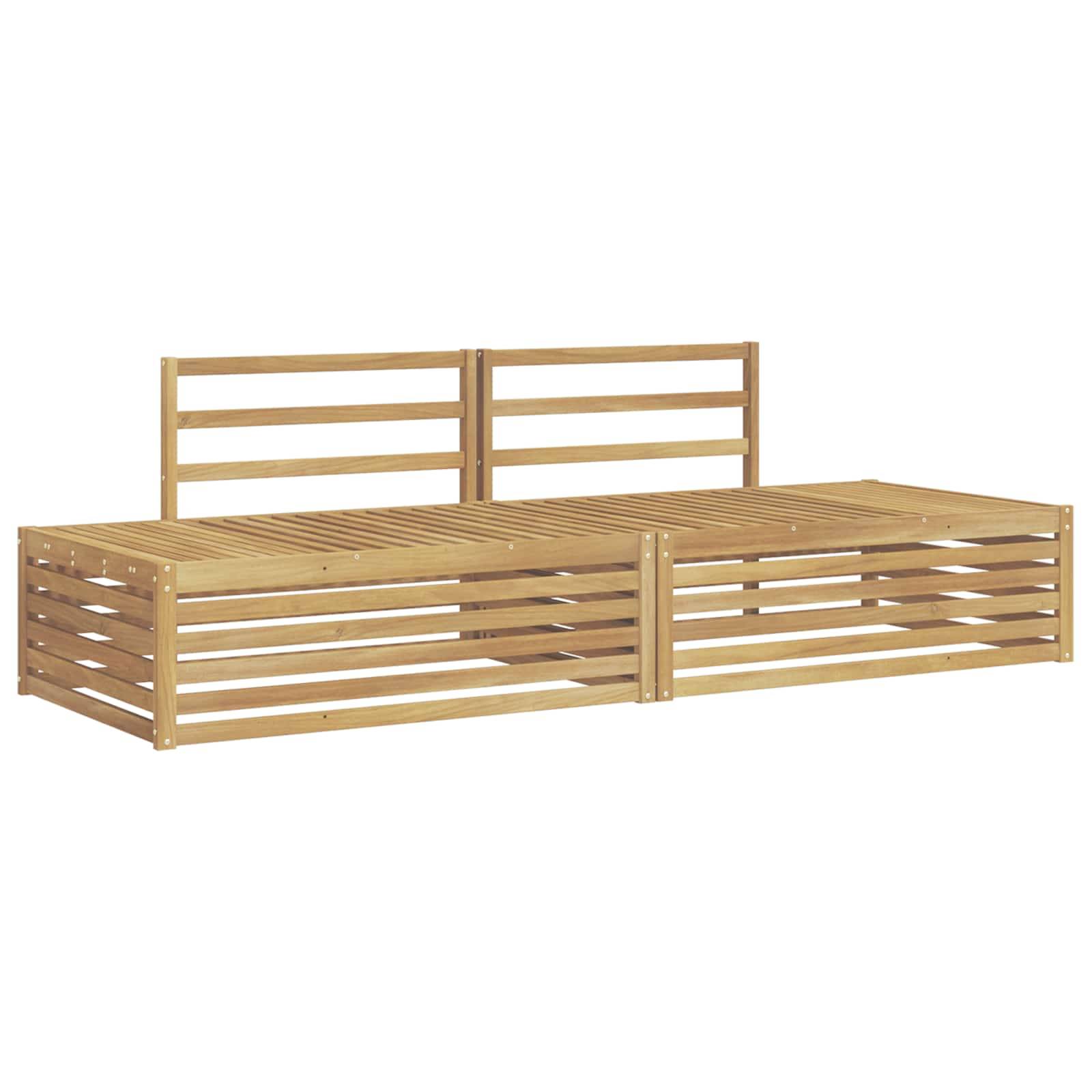 vidaXL Outdoor-Sofagarnitur 3 Stück