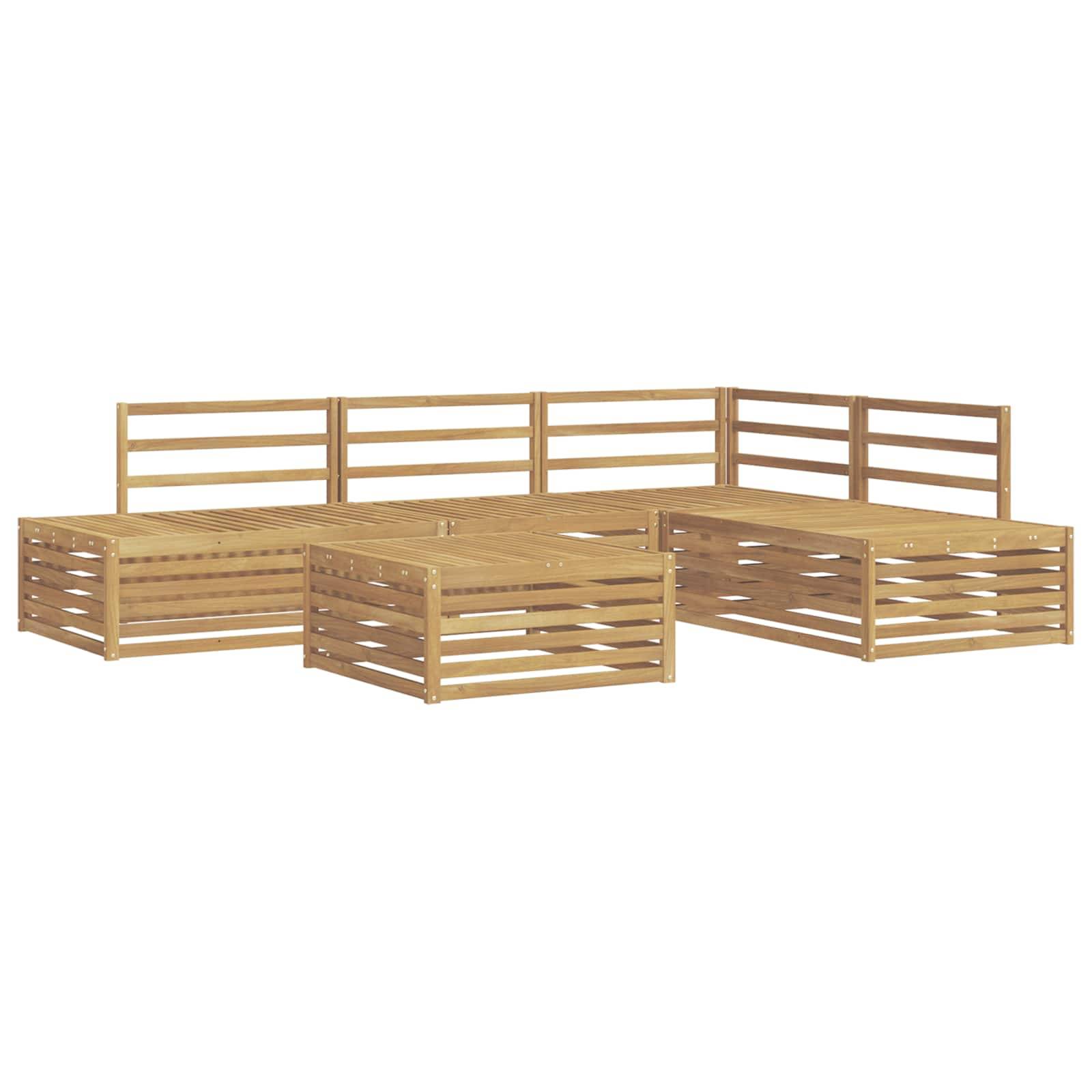 vidaXL Outdoor-Sofagarnitur 6 Stück