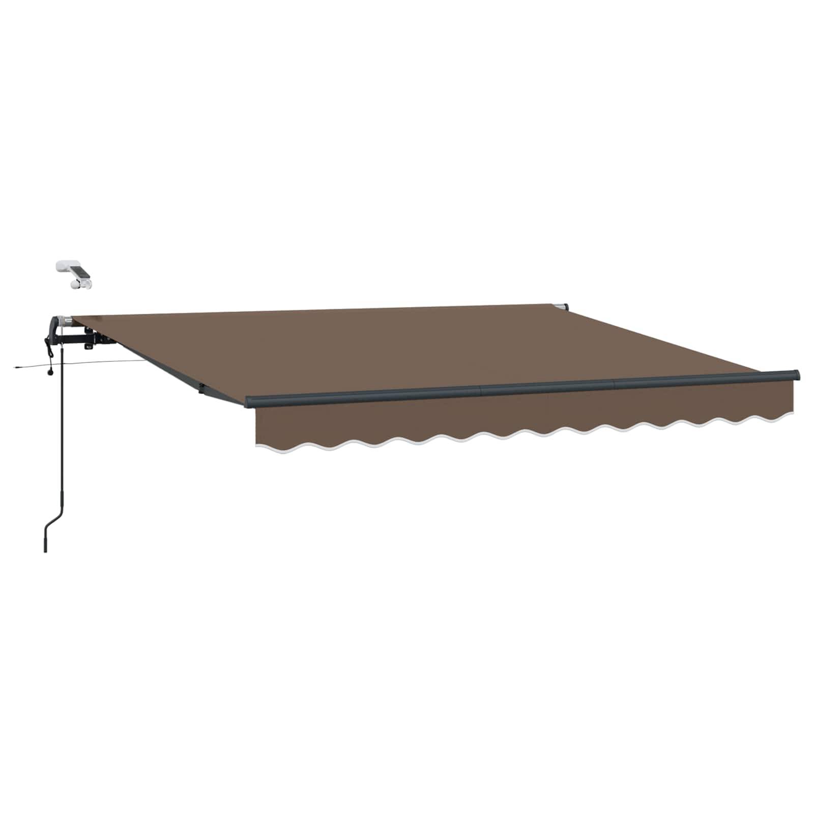 vidaXL Markisenstoff Taupe 450 x 300 cm Polyester