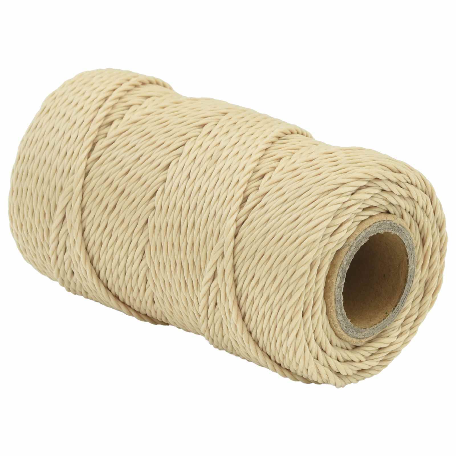 vidaXL Bootsseil 25 m 0.2 Natur PP