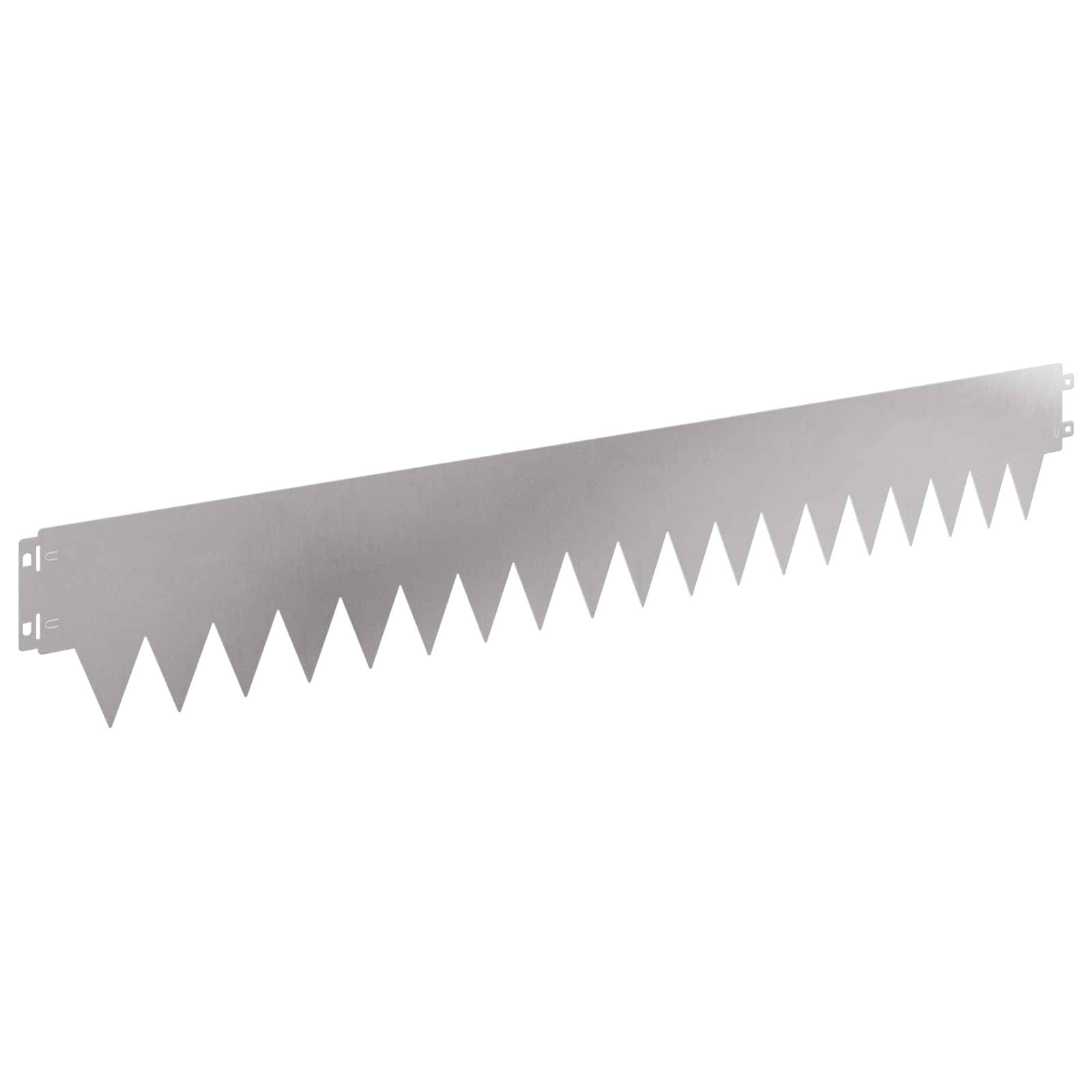 vidaXL Raseneinfassung 20 pcs 103 x 15 cm Metall Silber