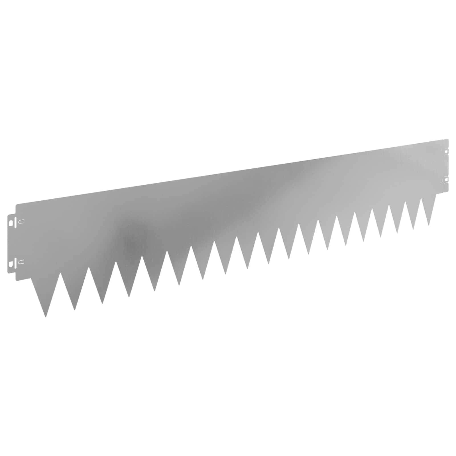 vidaXL Raseneinfassung 10 pcs 103 x 20 cm Metall Silber
