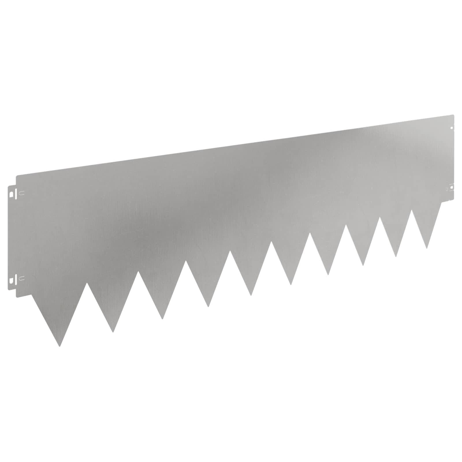 vidaXL Raseneinfassung 10 pcs Metall